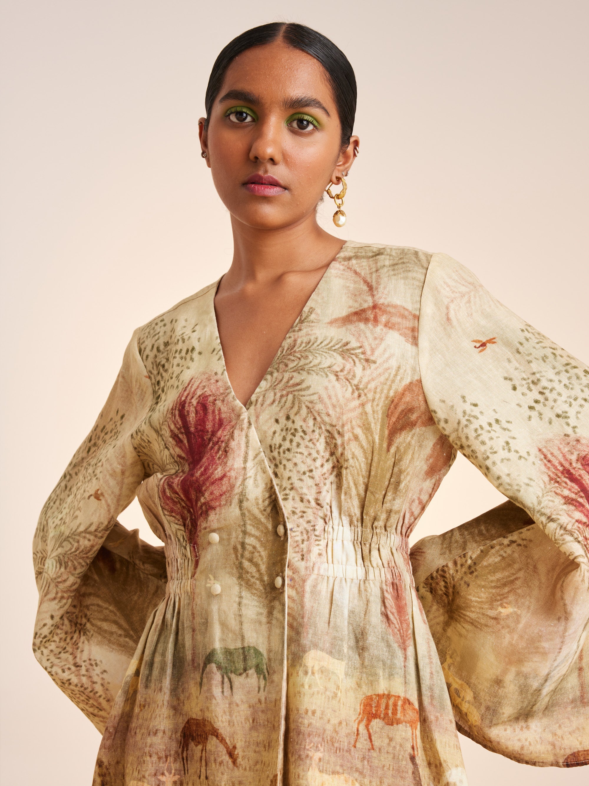 BELL SLEEVE DRESS