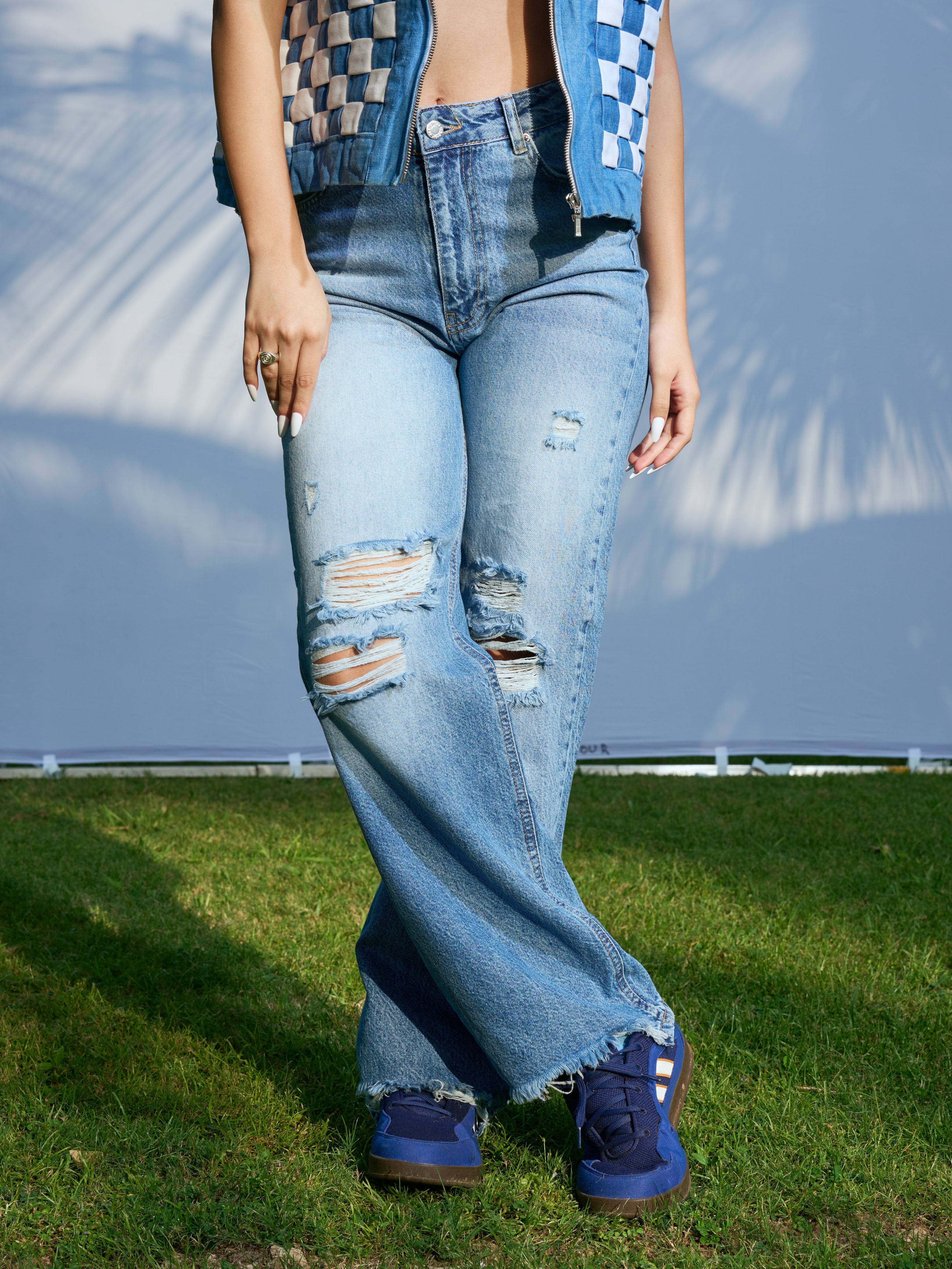 Classic Blue Rip Straight