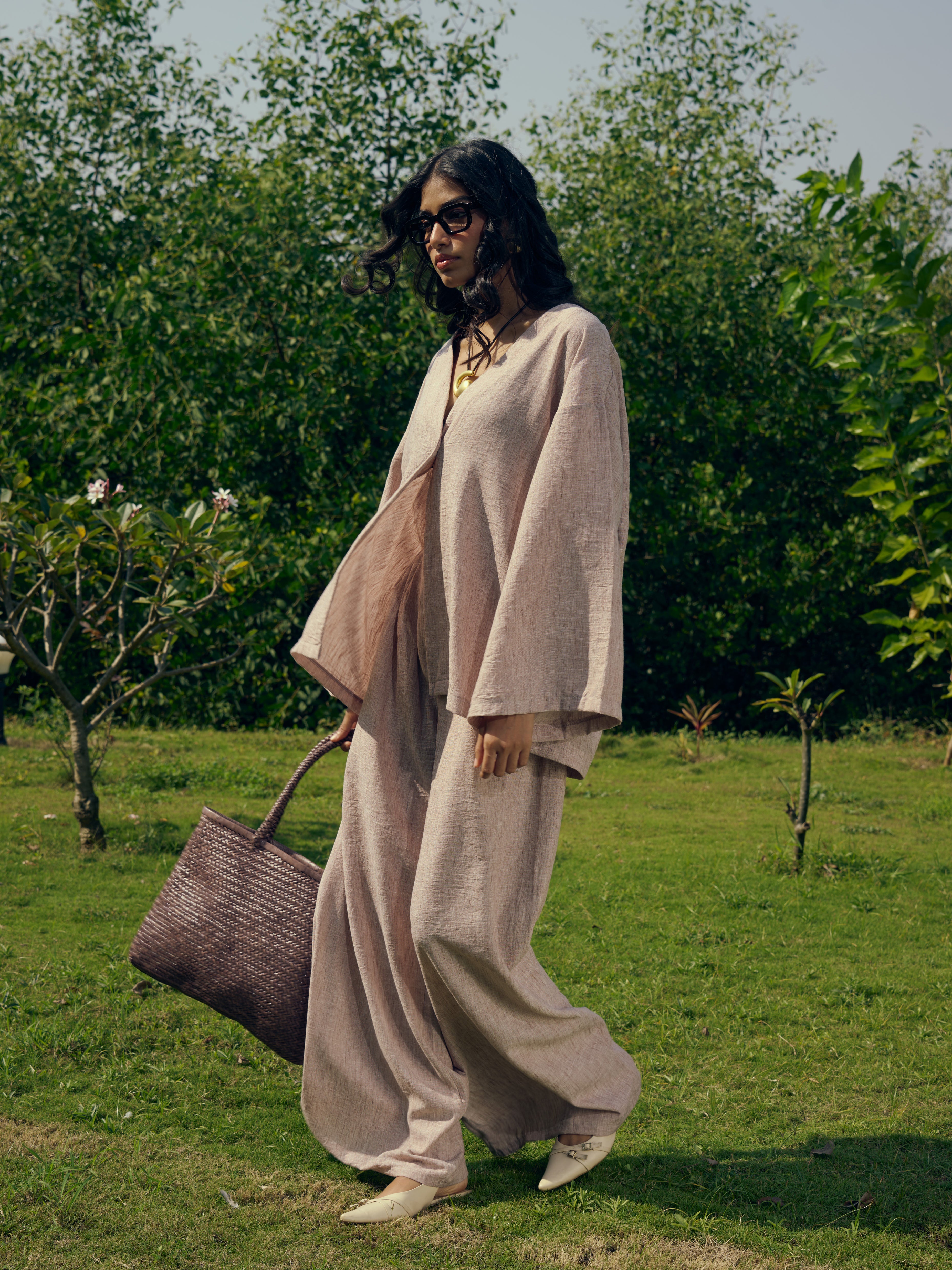 Soft Form Co-Ord - Mushroom