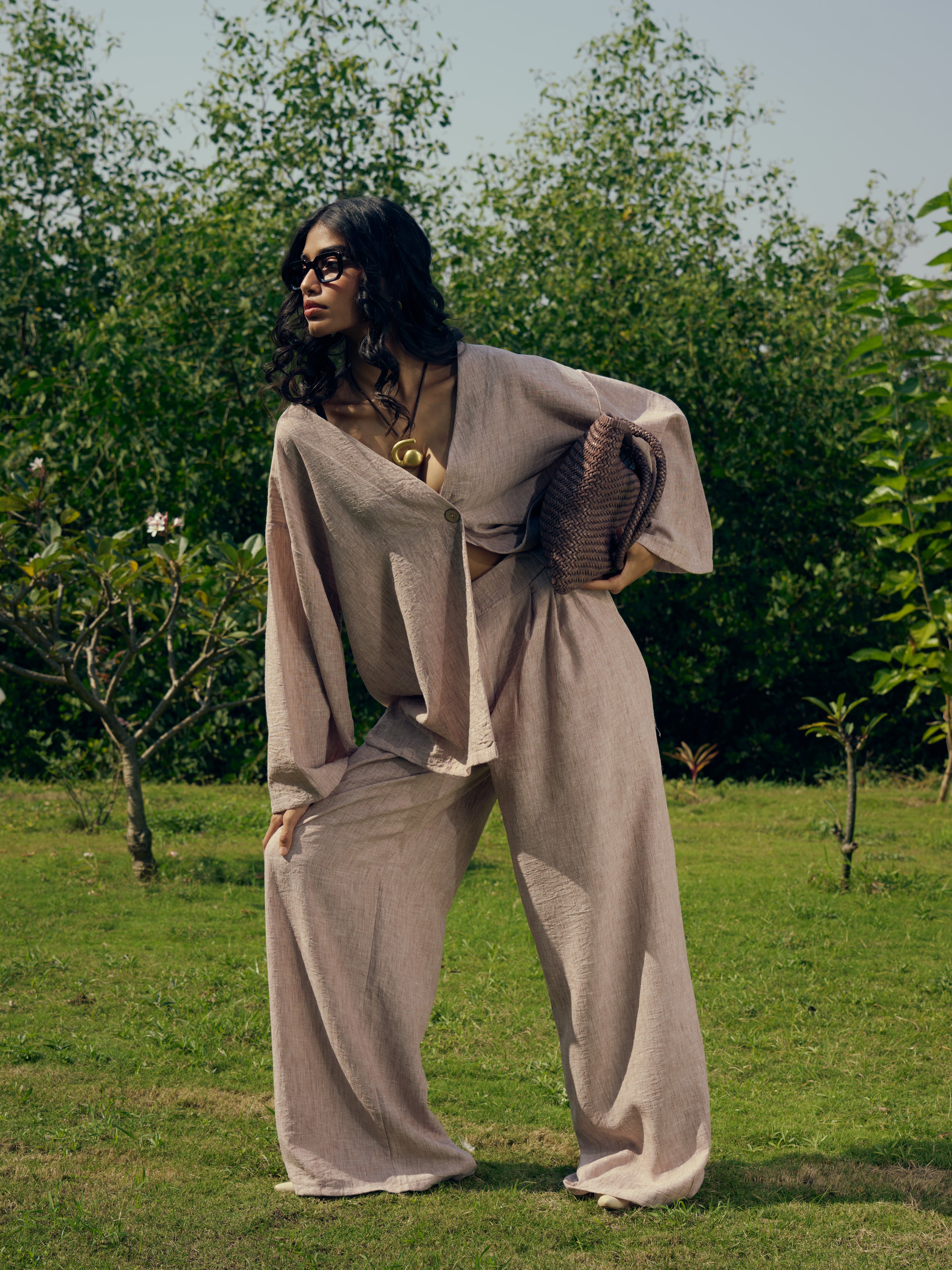 Soft Form Co-Ord - Mushroom