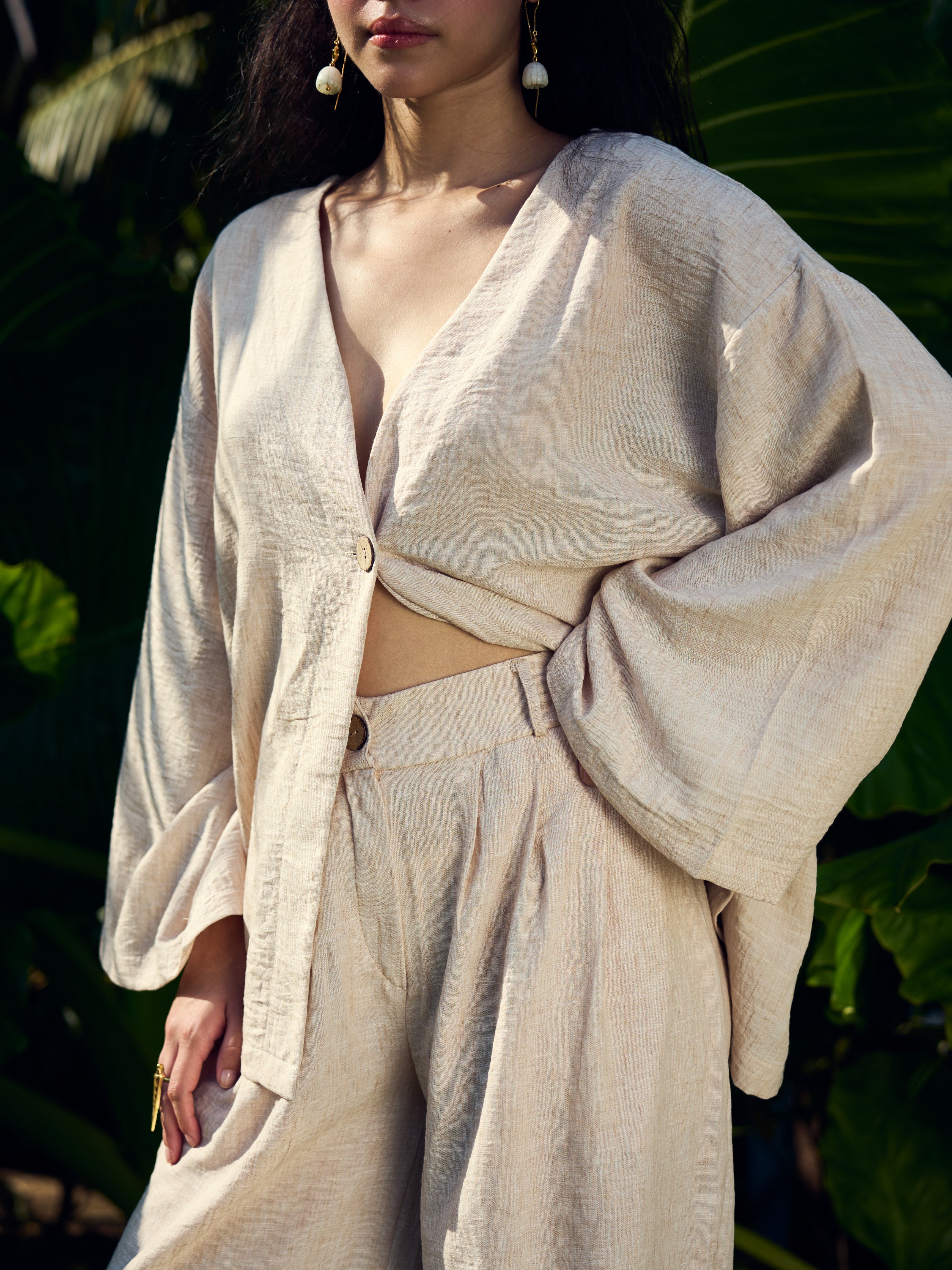 Soft Form Co-Ord - Ivory Beige