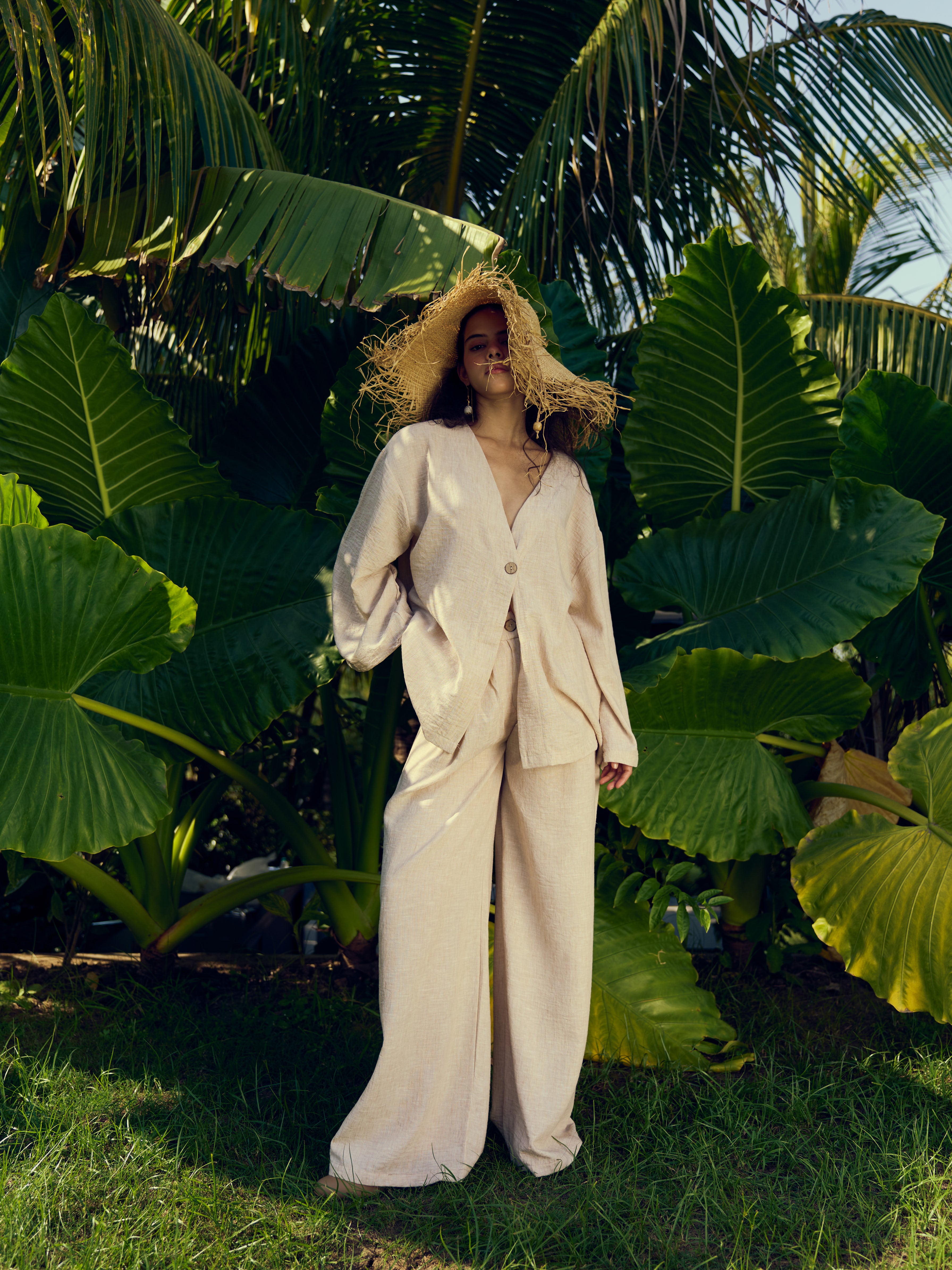 Soft Form Co-Ord - Ivory Beige