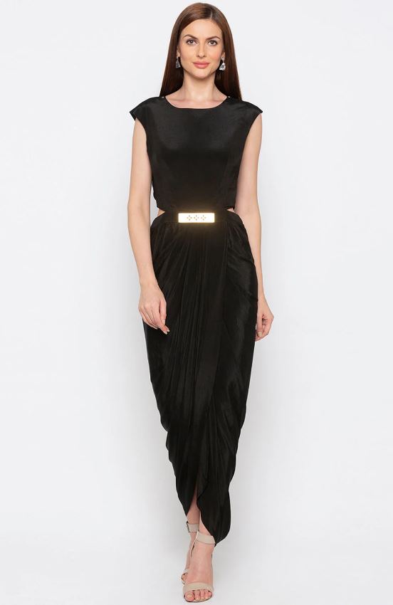 APPLIQUE DRESS