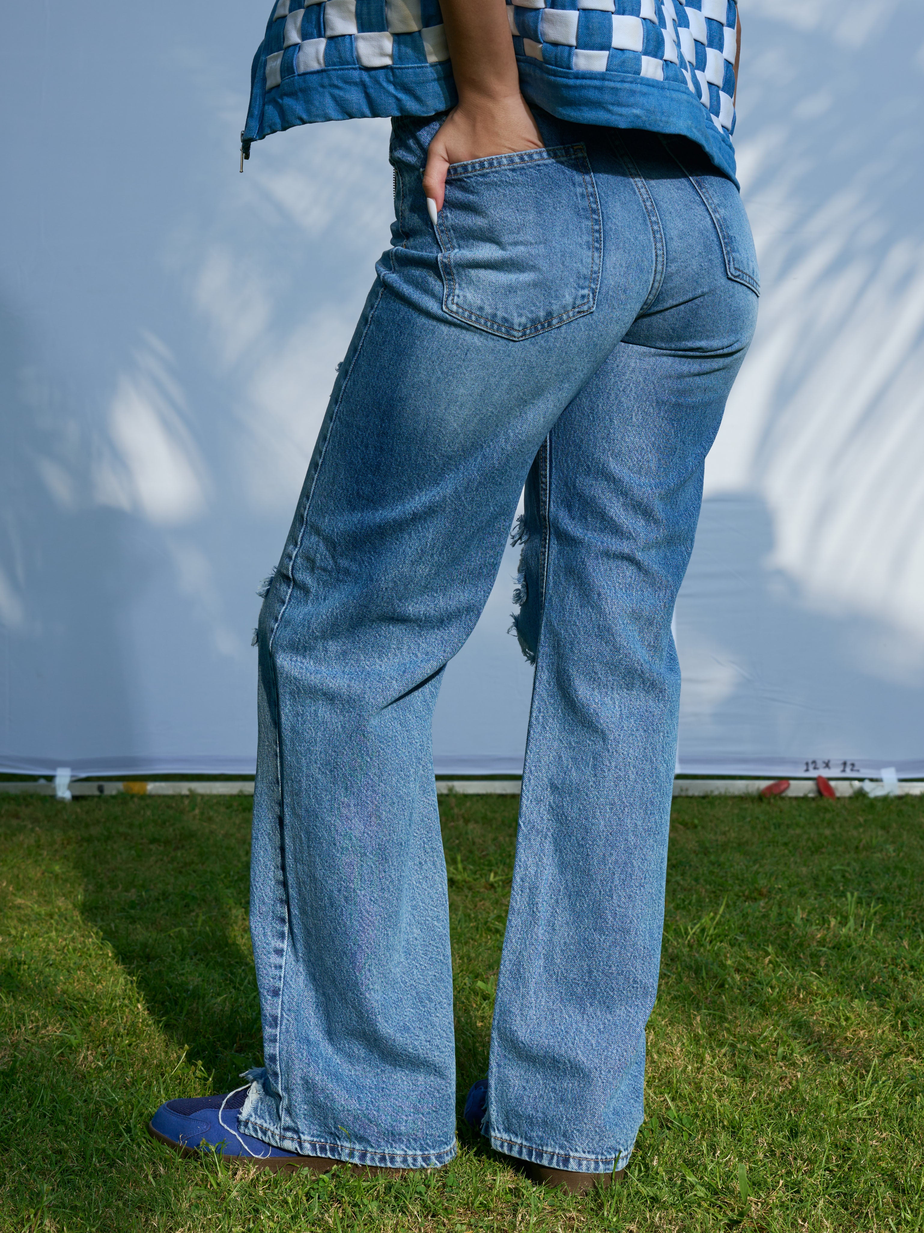 Classic Blue Rip Straight