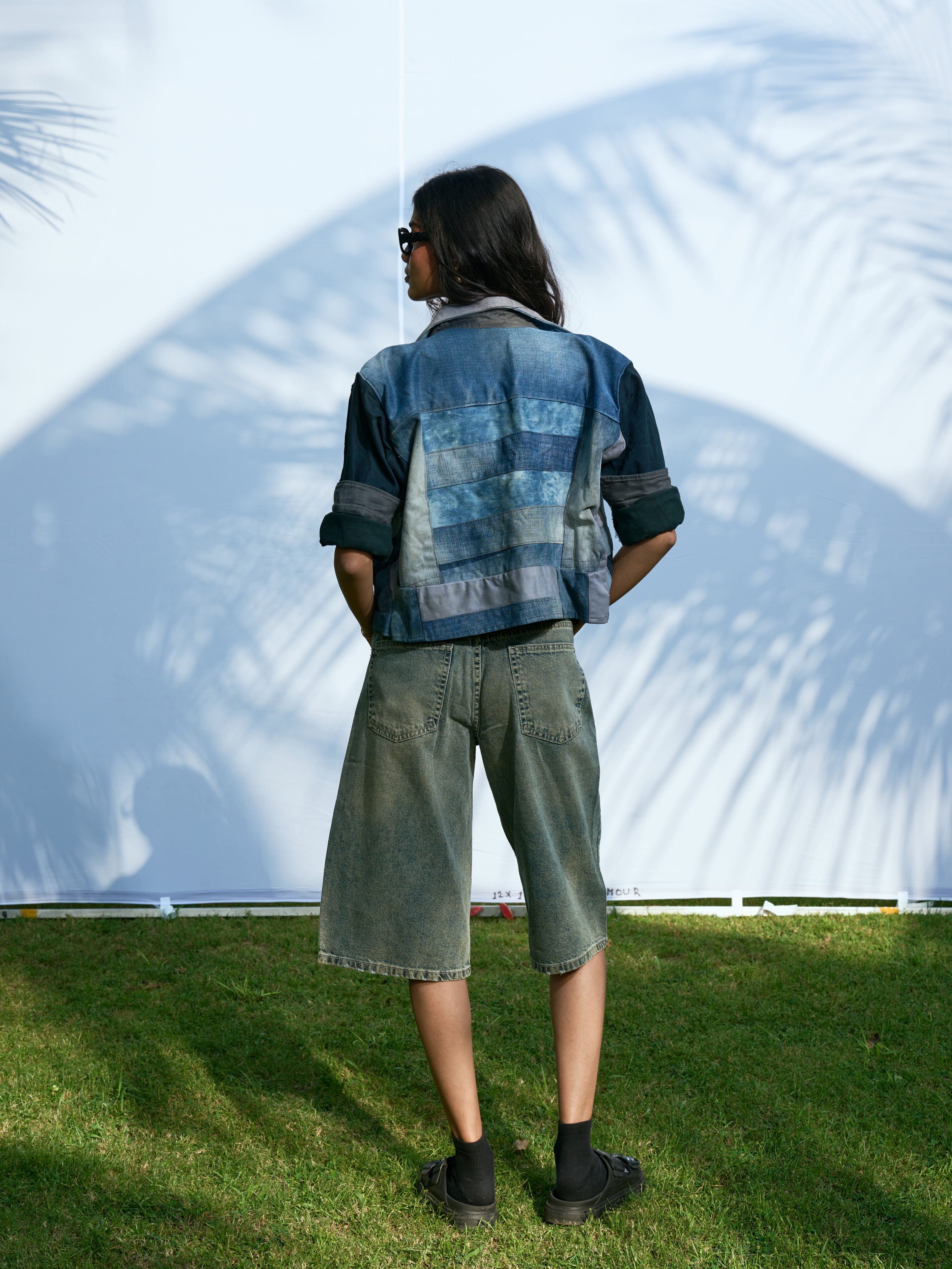 Off-Duty Denim Shorts