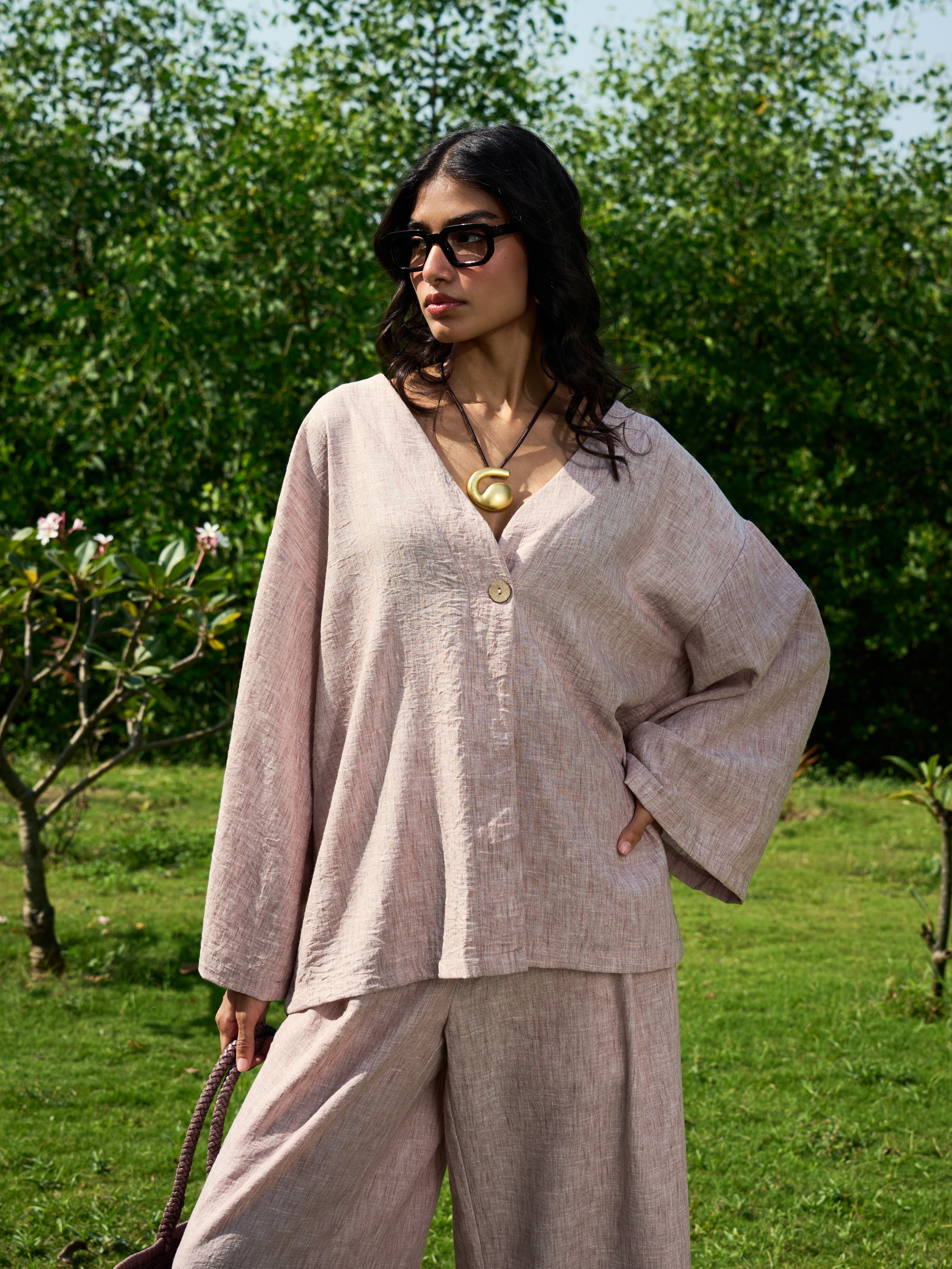 Soft Form Co-Ord - Mushroom