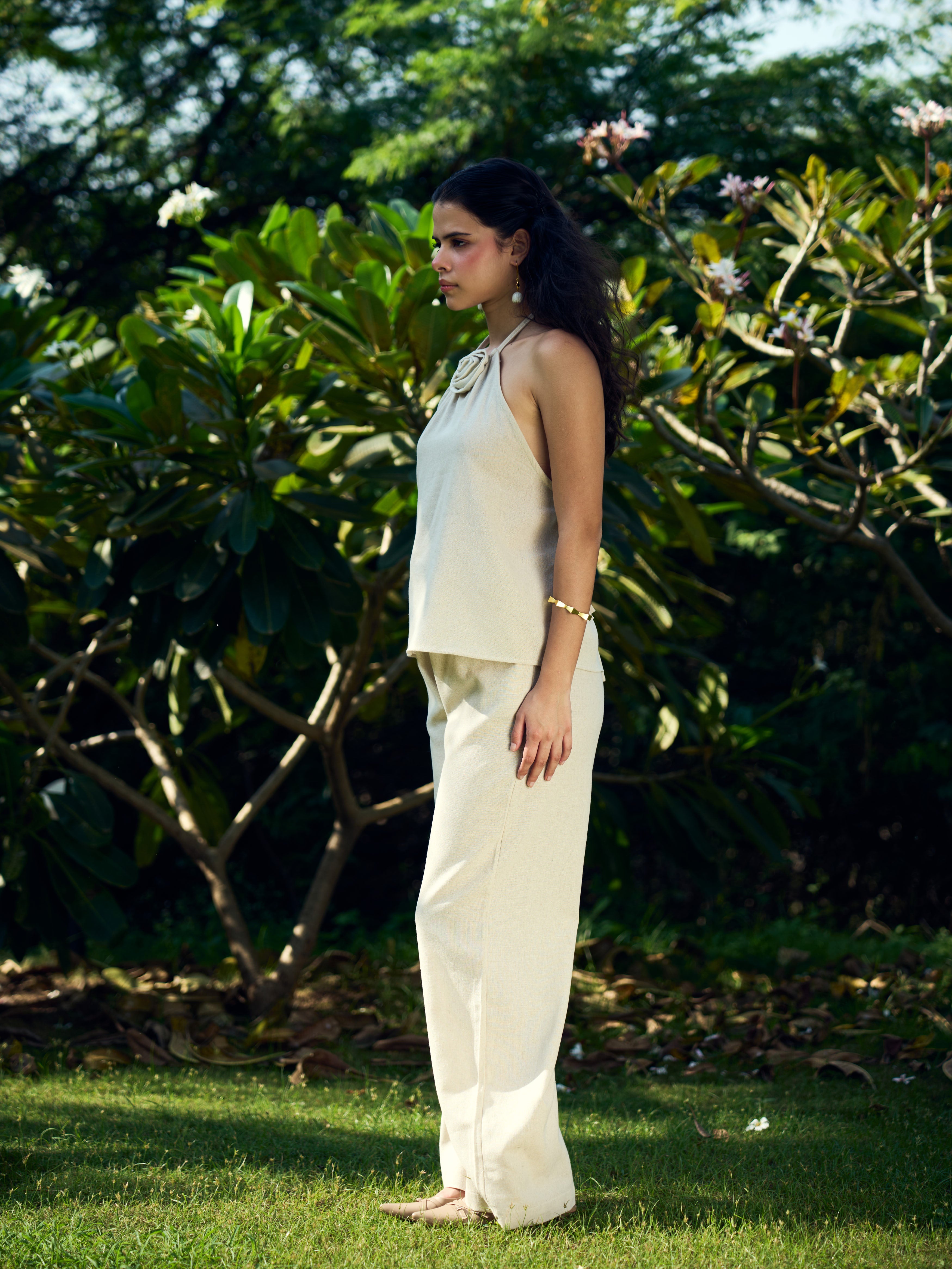 Soft Petal Linen Set