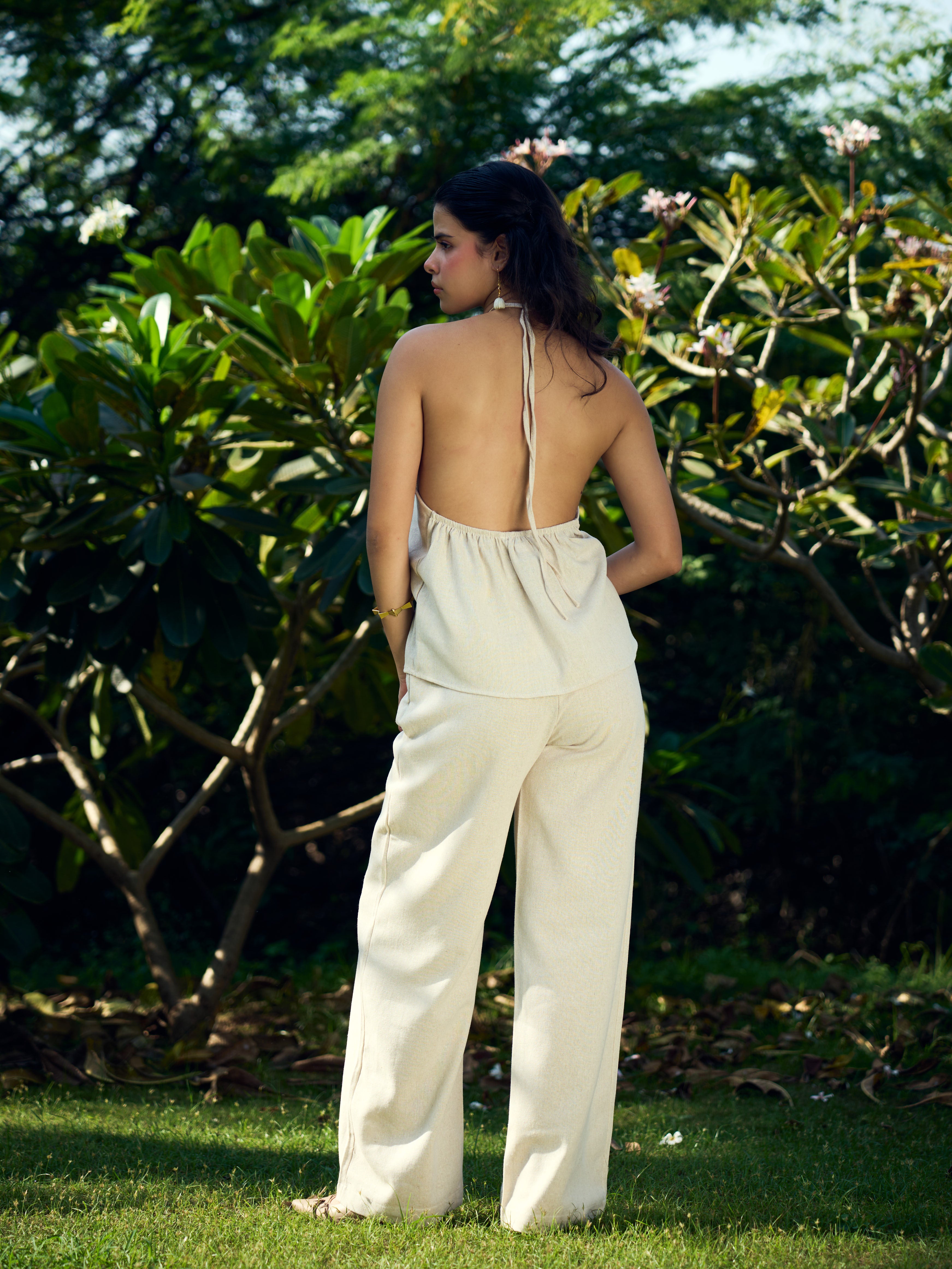 Soft Petal Linen Set