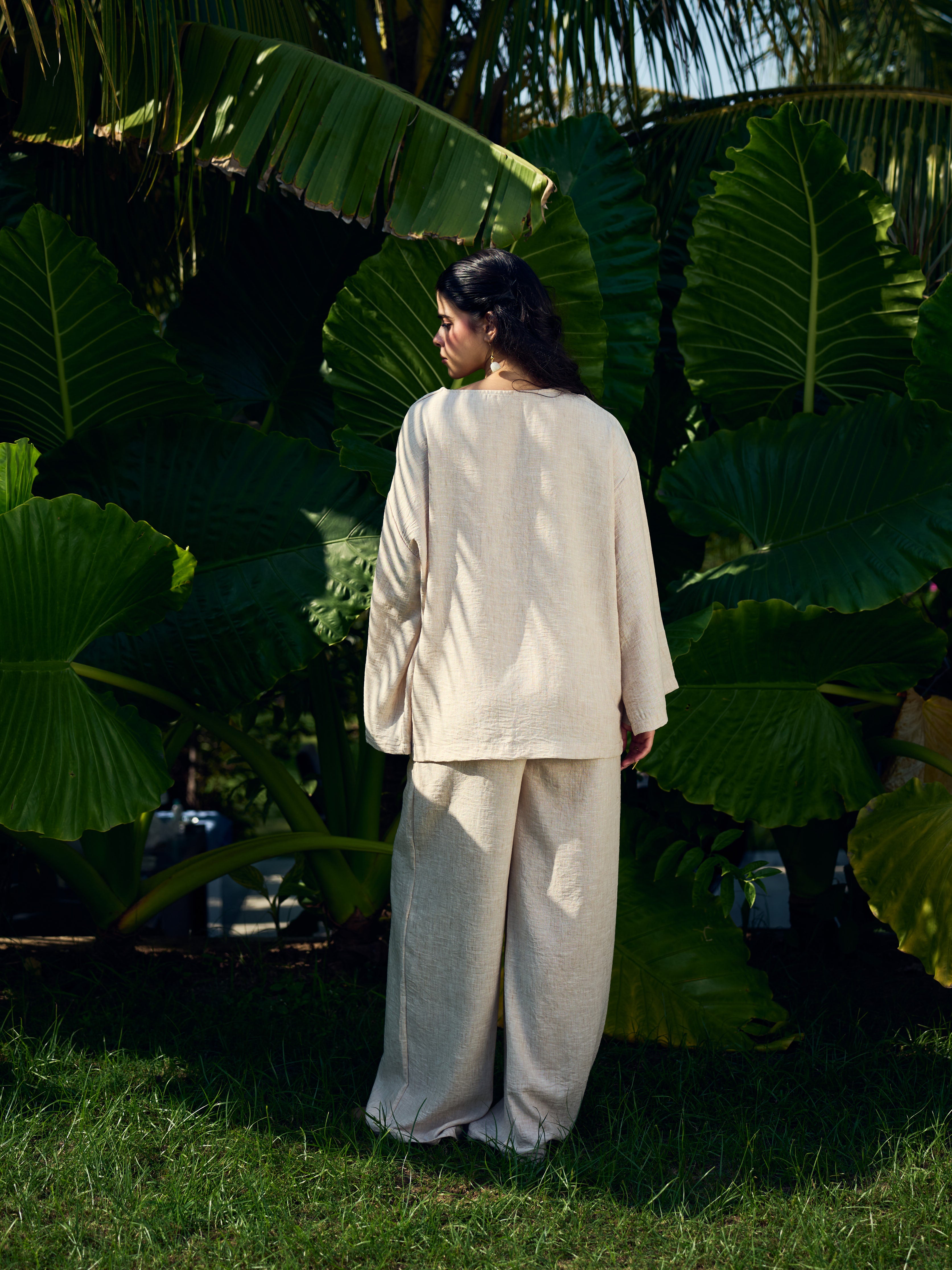 Soft Form Co-Ord - Ivory Beige